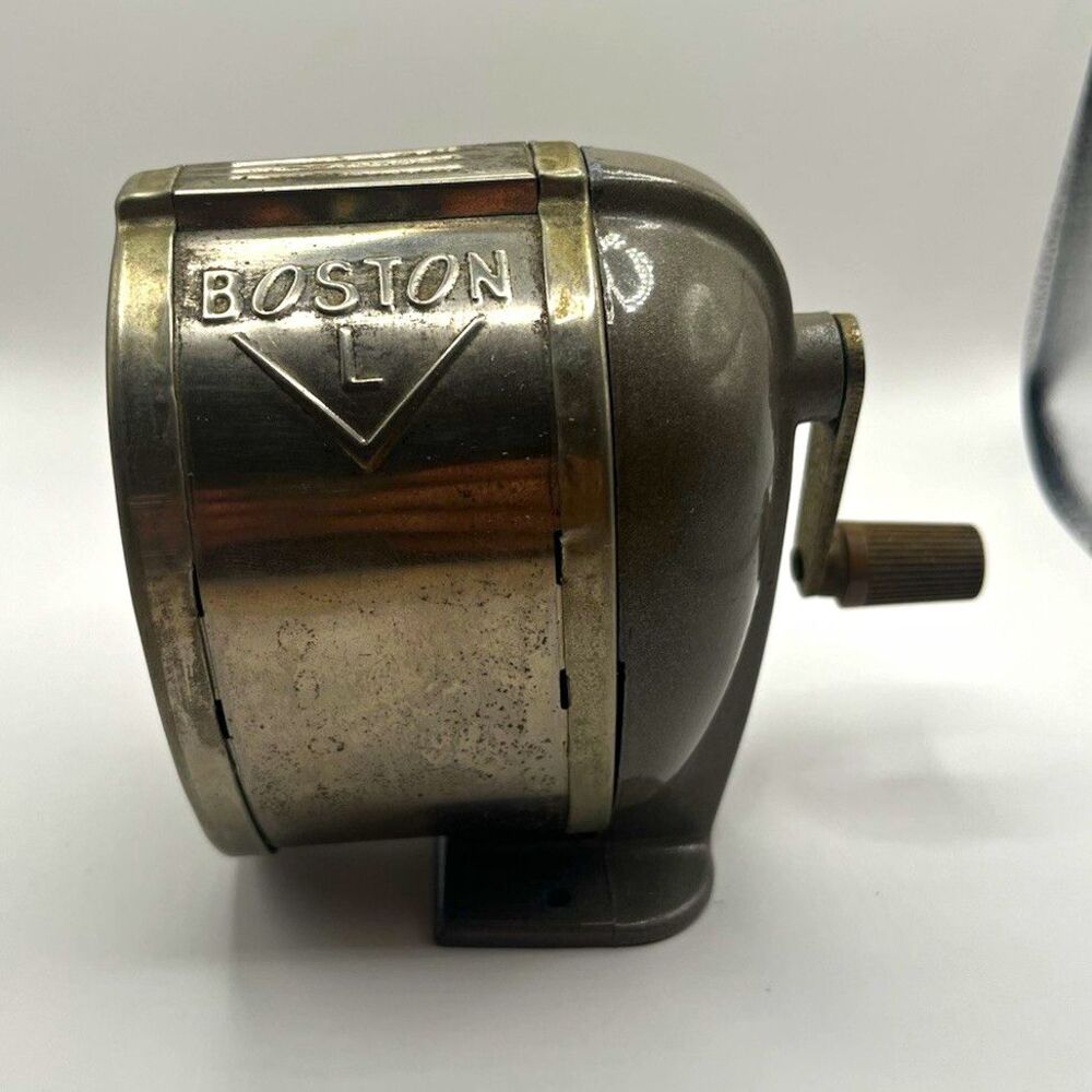 Boston Model L Hand Crank Desktop Pencil Sharpener MPN L